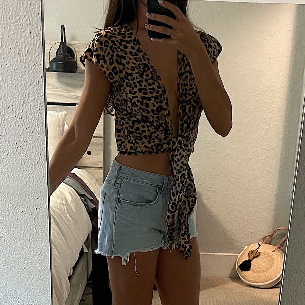 XIX palms cheetah top
